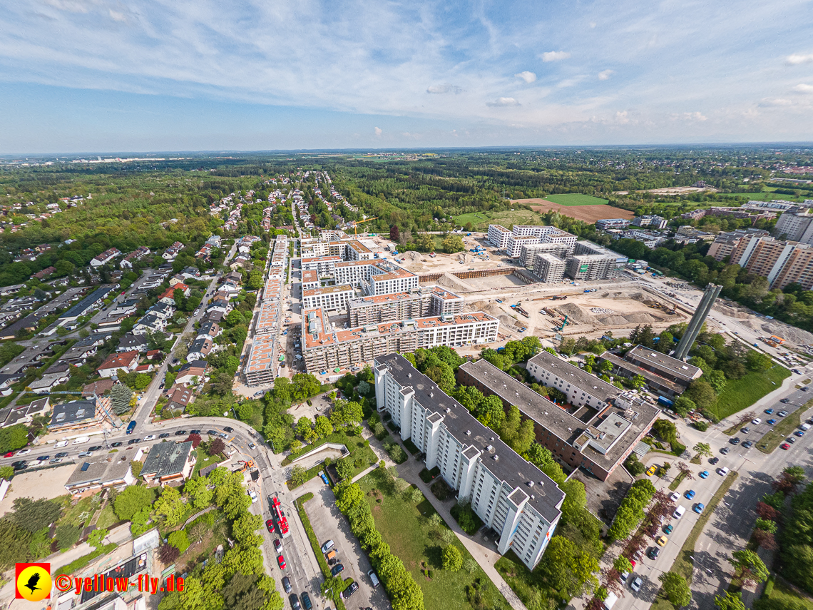 09.05.2023 - Baustelle Alexisquartier und Pandion Verde in Neuperlach